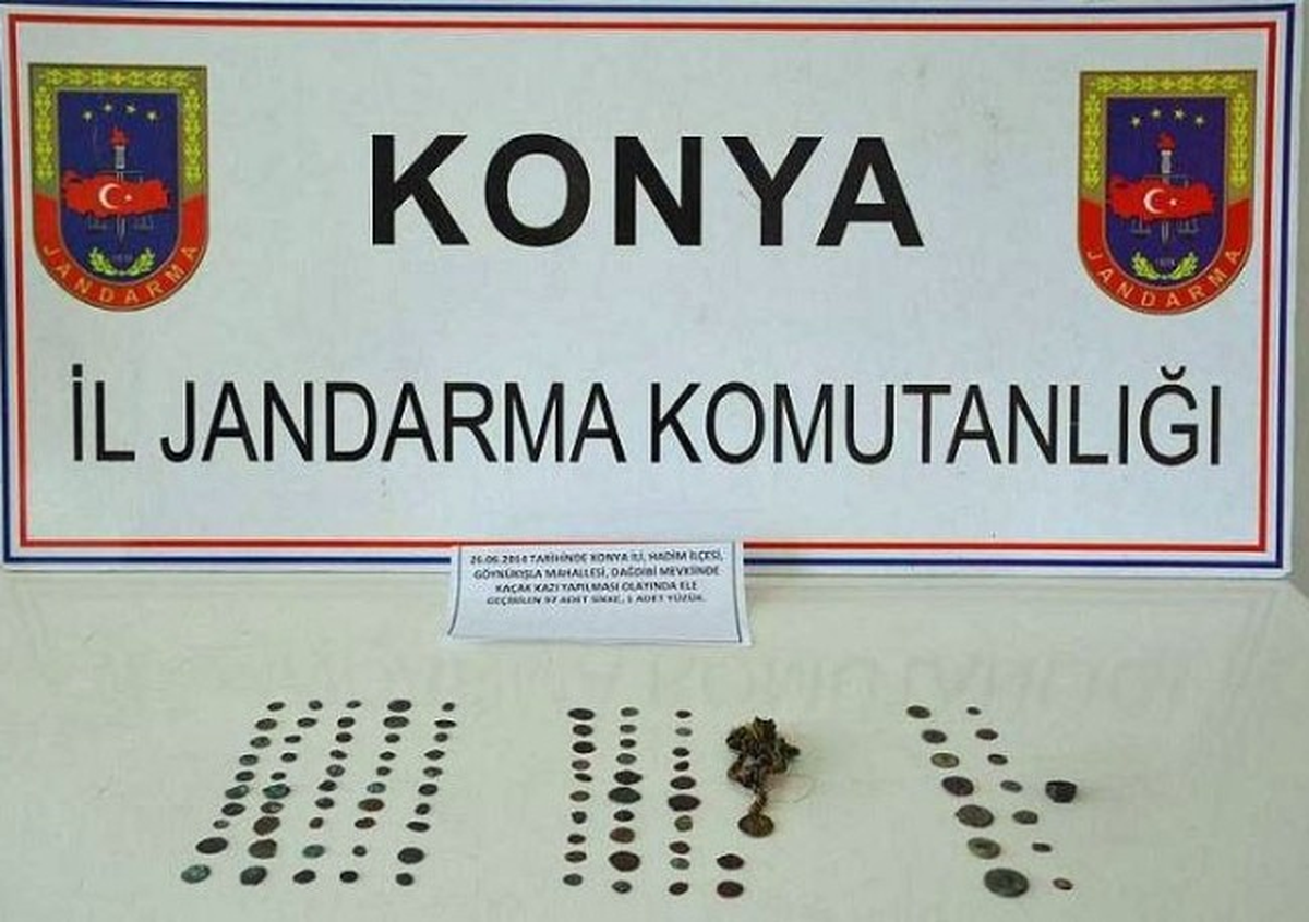Konya\'da Tarihi Eser Kaçakçılarına Operasyon: 4 Tutuklama