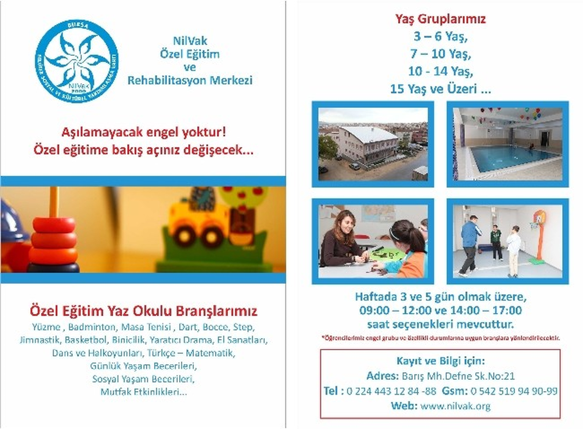 Özel Çocuklara, Özel Yaz Kursu