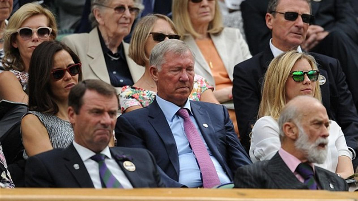 Sir Alex Ferguson, Wimbledon\'da Andy Murray\'i İzledi