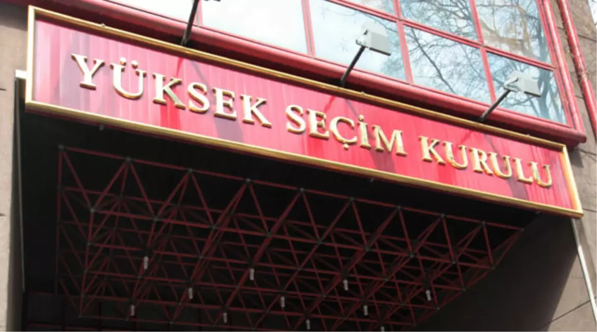 Yüksek Seçim Kurulu Seçime Girecek Partileri Açıkladı