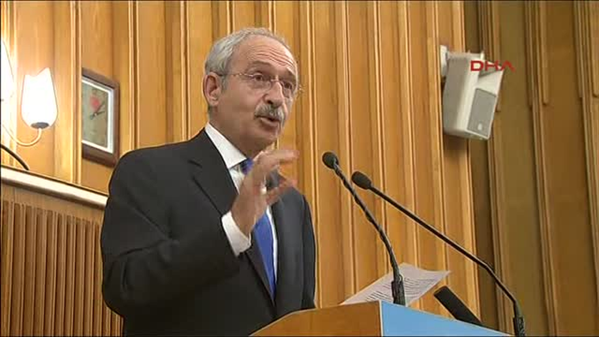 CHP Genel Başkanı Kemal Kılıçdaoğlu Partisinin Gurup Toplantısında Konuştu.