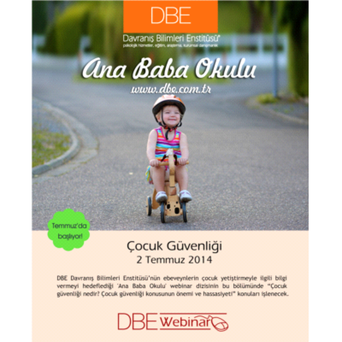 Dbe Webinar Eğitimleri Başlıyor