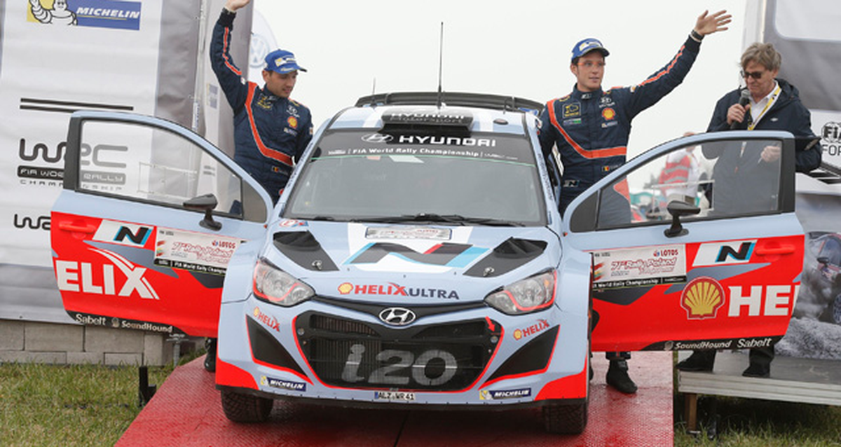 Hyundai İ20 Wrc\'den Bir Podyum Daha