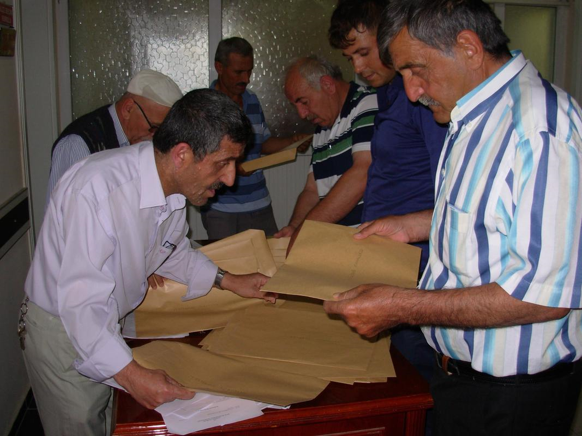 Kavak\'ta Seçmen Listelerinin Dağıtımı Tamamlandı