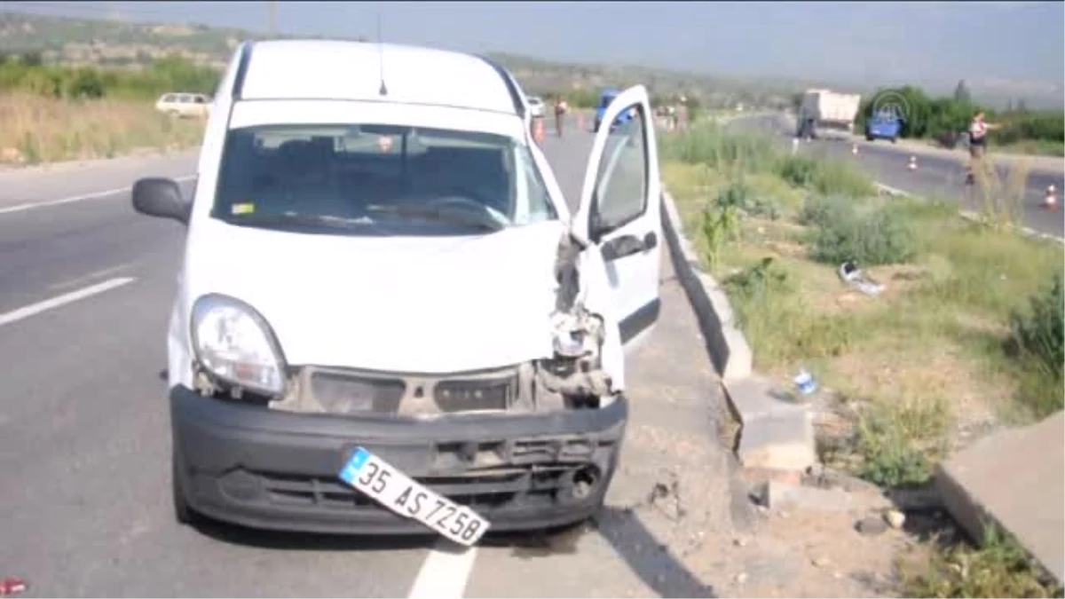 Manisa\'da Trafik Kazası: 1 Ölü, 1 Yaralı