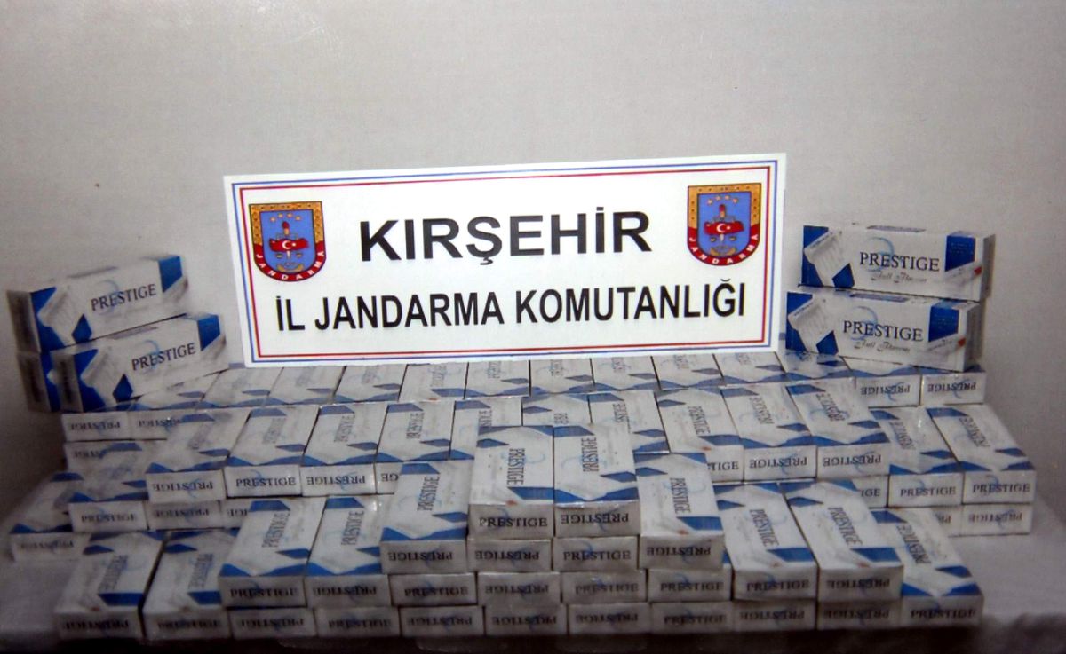 Kırşehir\'de Kaçak Sigara Operasyonu
