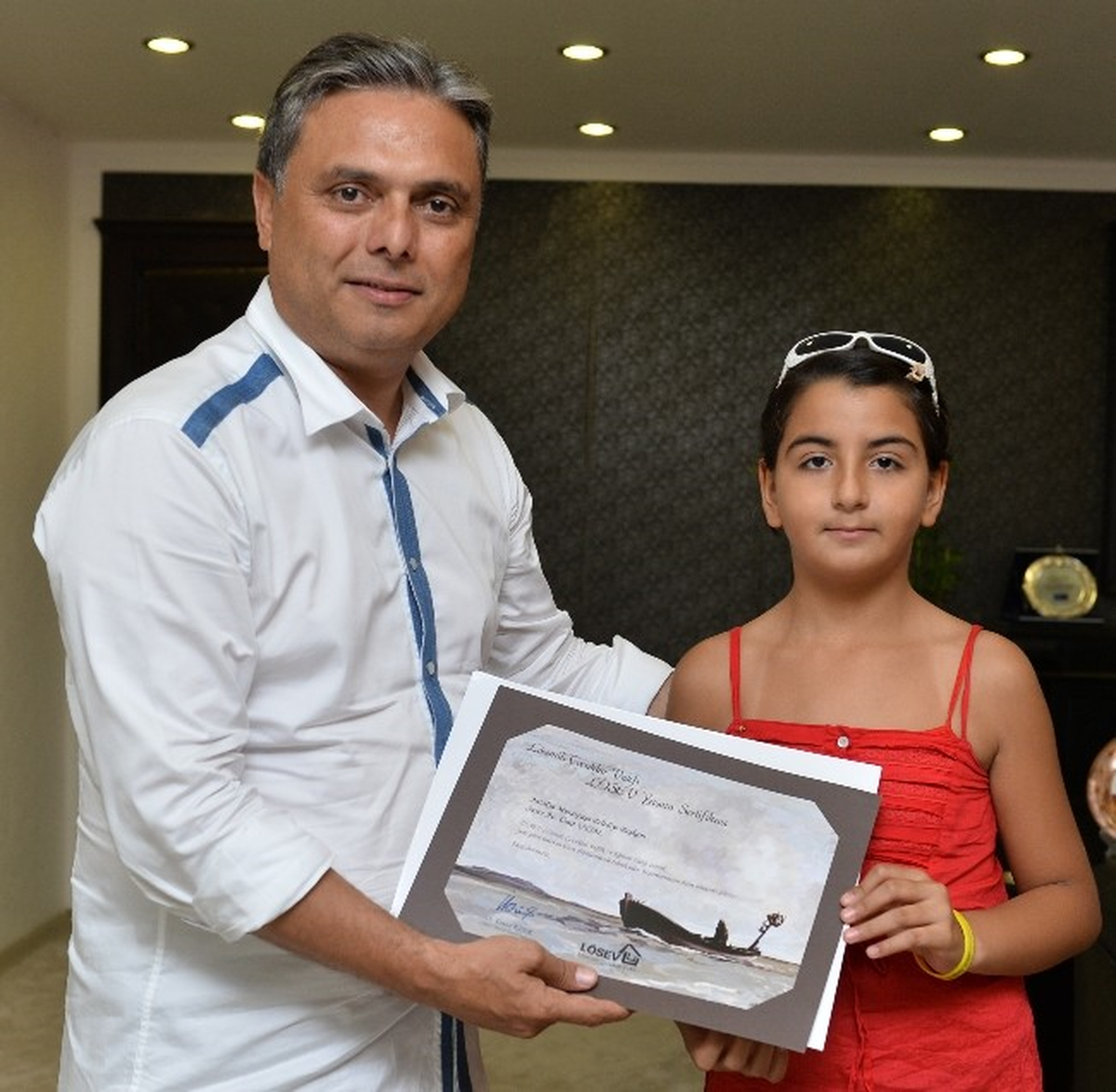 Başkan Uysal\'a Lösev\'den Yaşam Sertifikası