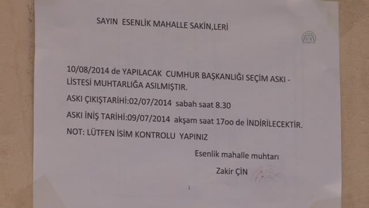 Cumhurbaşkanı seçimine doğru - İZMİR/