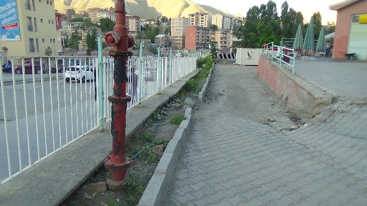 Hakkari Devlet Hastanesi Bahçesinde Çevre Düzenlemesi