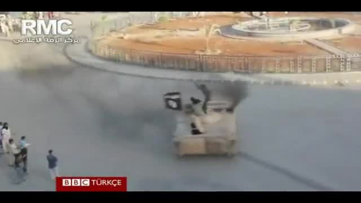 Işid\'in Tanklı \'Hilafet\' Kutlaması
