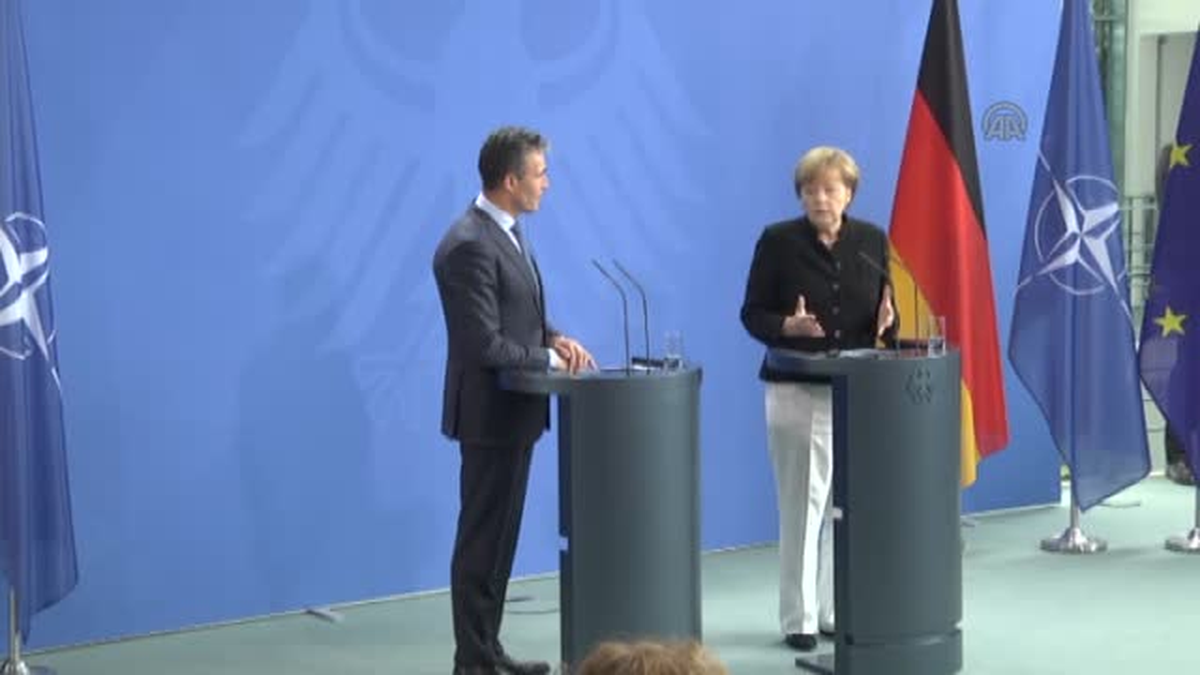 Merkel, Rasmussen ile görüştü -