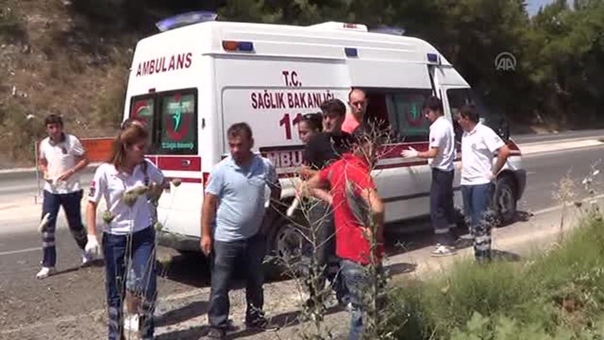 Aydın\'da Vinç Uçuruma Yuvarlandı: 1 Yaralı