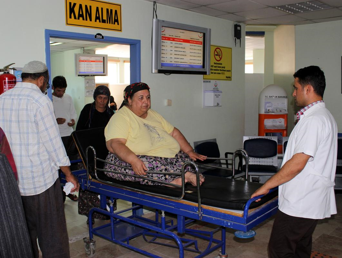 200 Kiloya Ulaşan Hasta Kadına Yardım Eli
