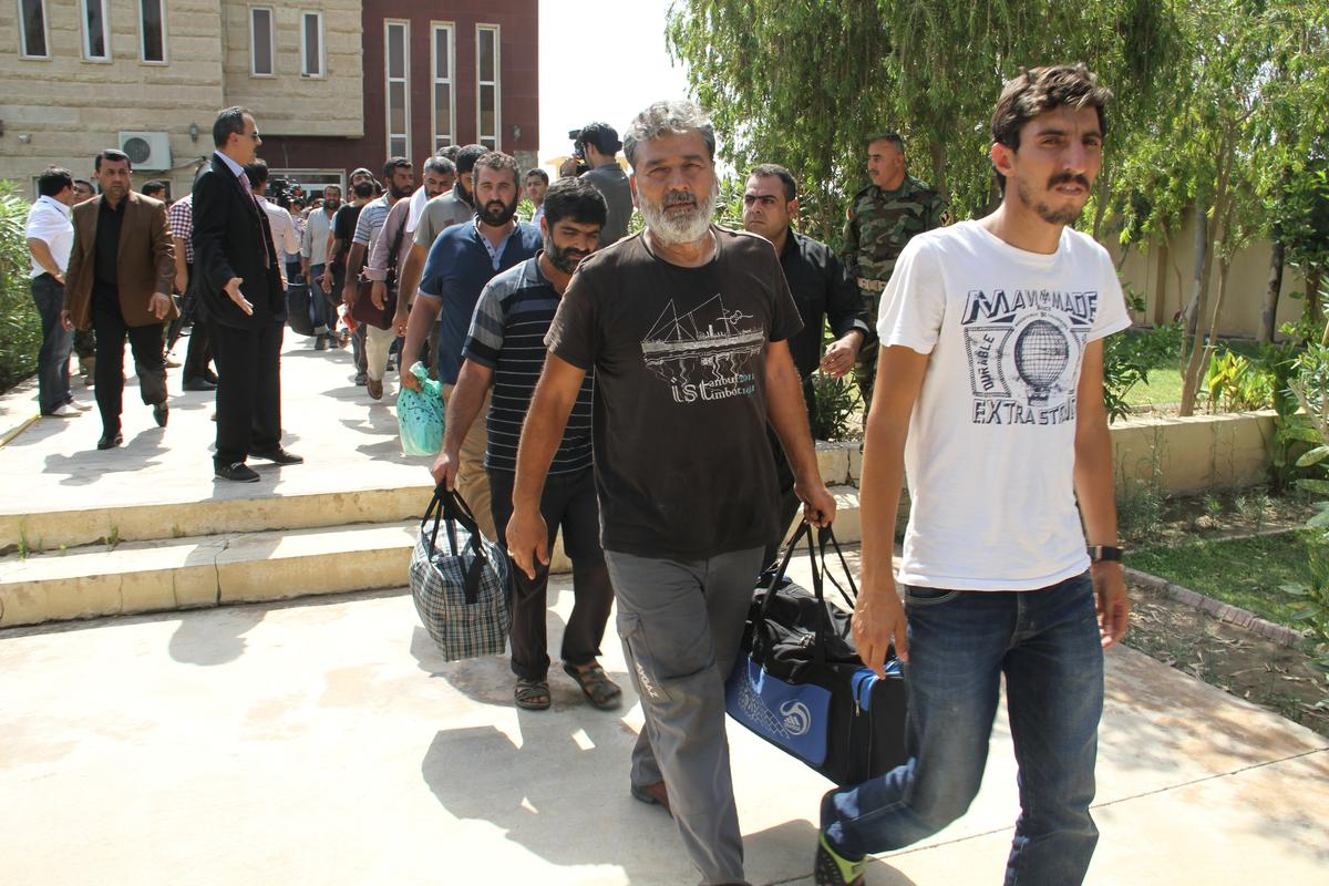 Musul\'da Alıkonulan Türk Şoförler Serbest Bırakıldı
