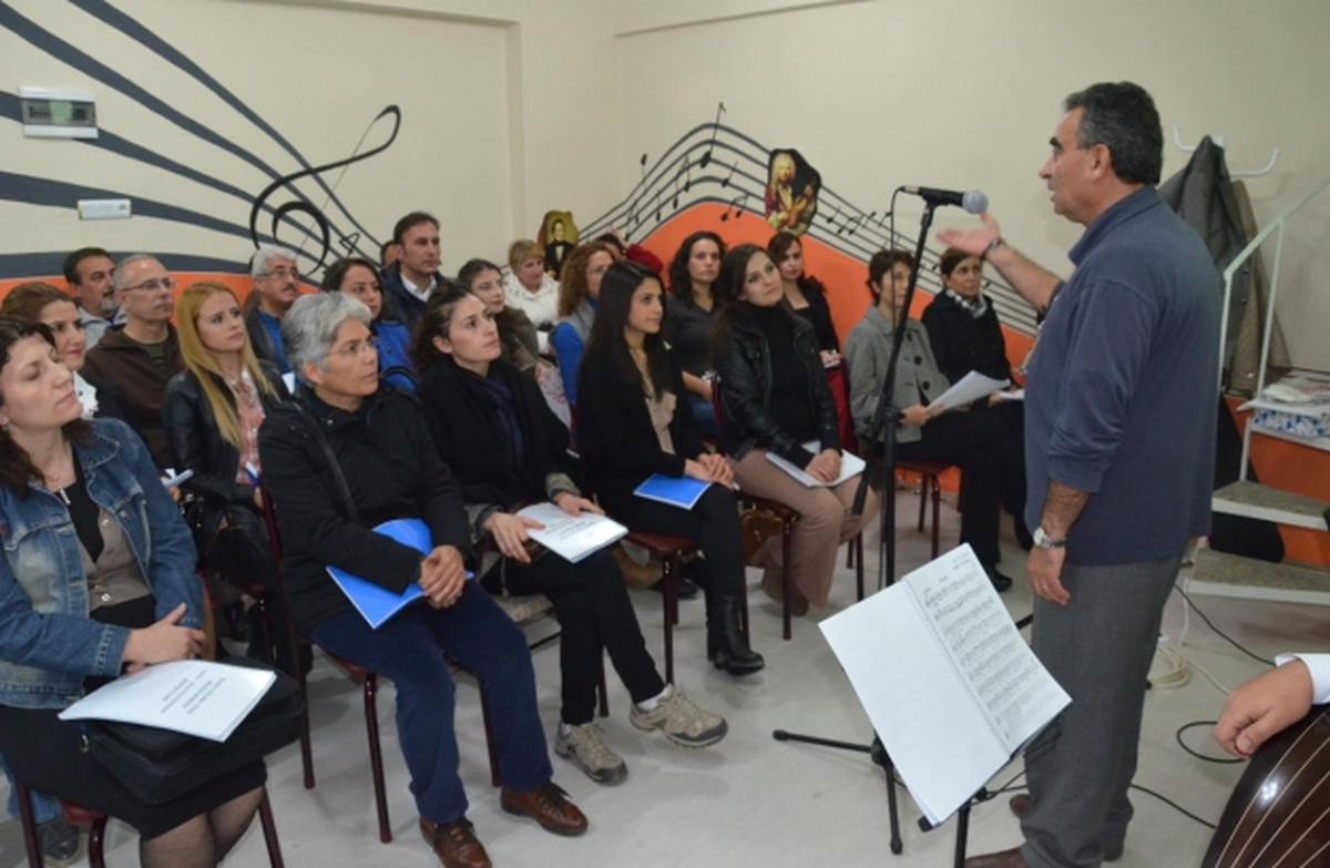 Şehr-i Dilara Türk Müziği Topluluğu"Nun Konser Hazırlığı