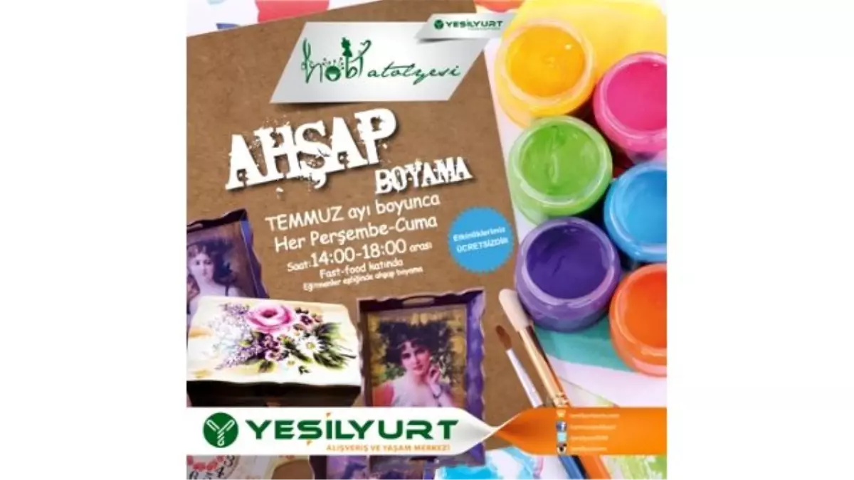 Yeşilyurt Avm\'de Hobi Atölyesi