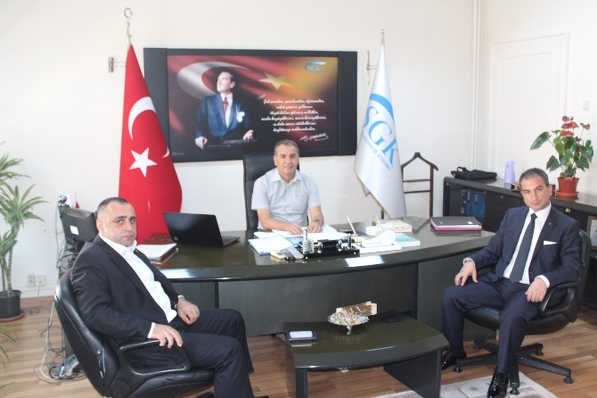 Aydın Müsiad, Sgk İl Müdürü Rifat Kocaoğlu\'nu Ziyaret Etti