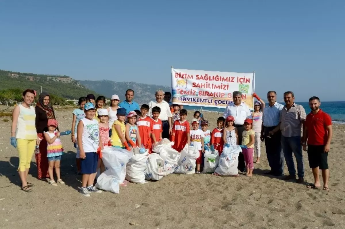 Minikler Çevre Temizliği Yaptı