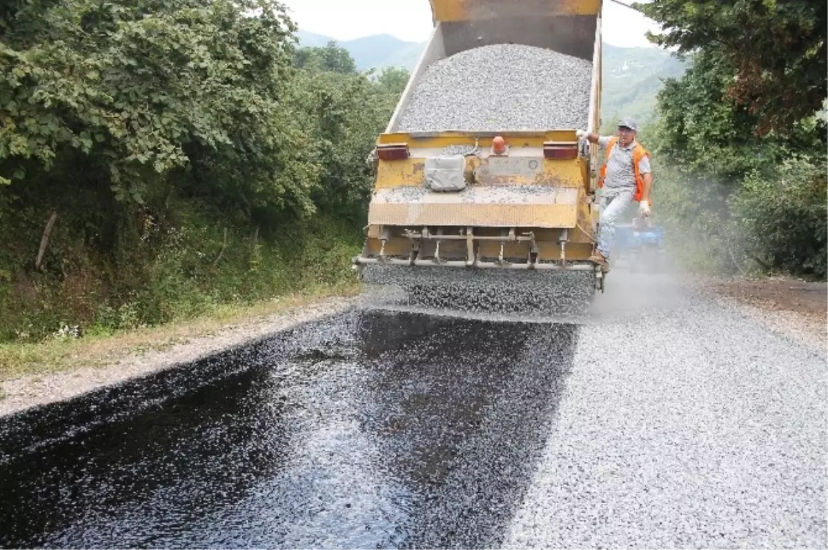 Ordu Büyükşehir\'den Ünye\'ye Asfalt