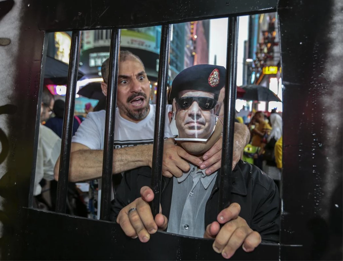 New York Times Meydanında Mısır Protestosu