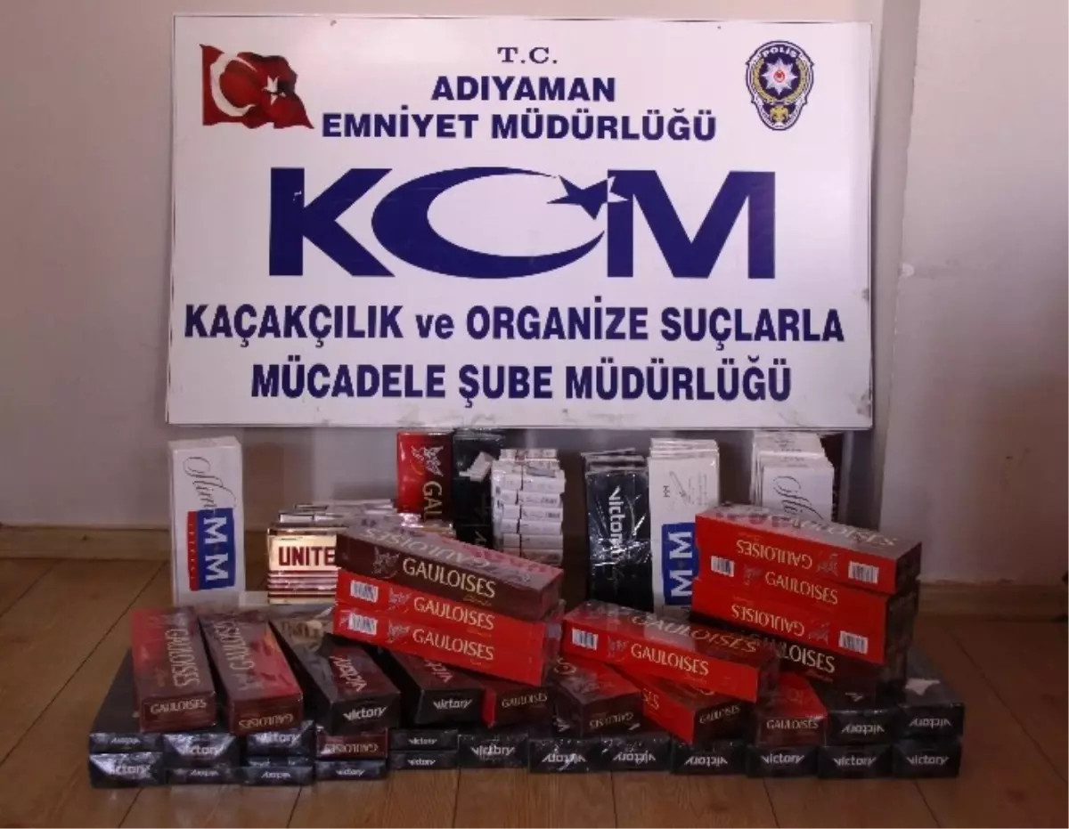 Adıyaman\'da, 884 Adet Kaçak Sigara Ele Geçirildi