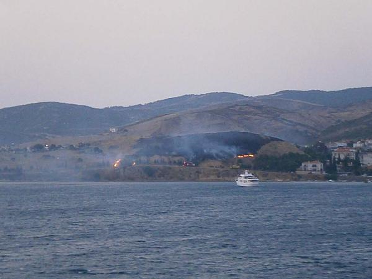 Foça\'da Orman Yangını