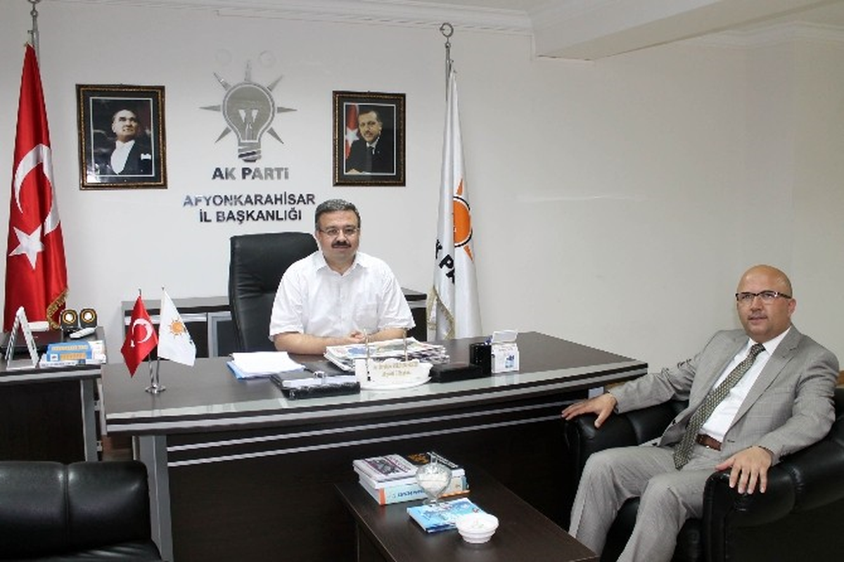 Başkan Çoban\'dan AK Parti İl Başkanı Yurdunuseven\'e Hayırlı Olsun Ziyareti