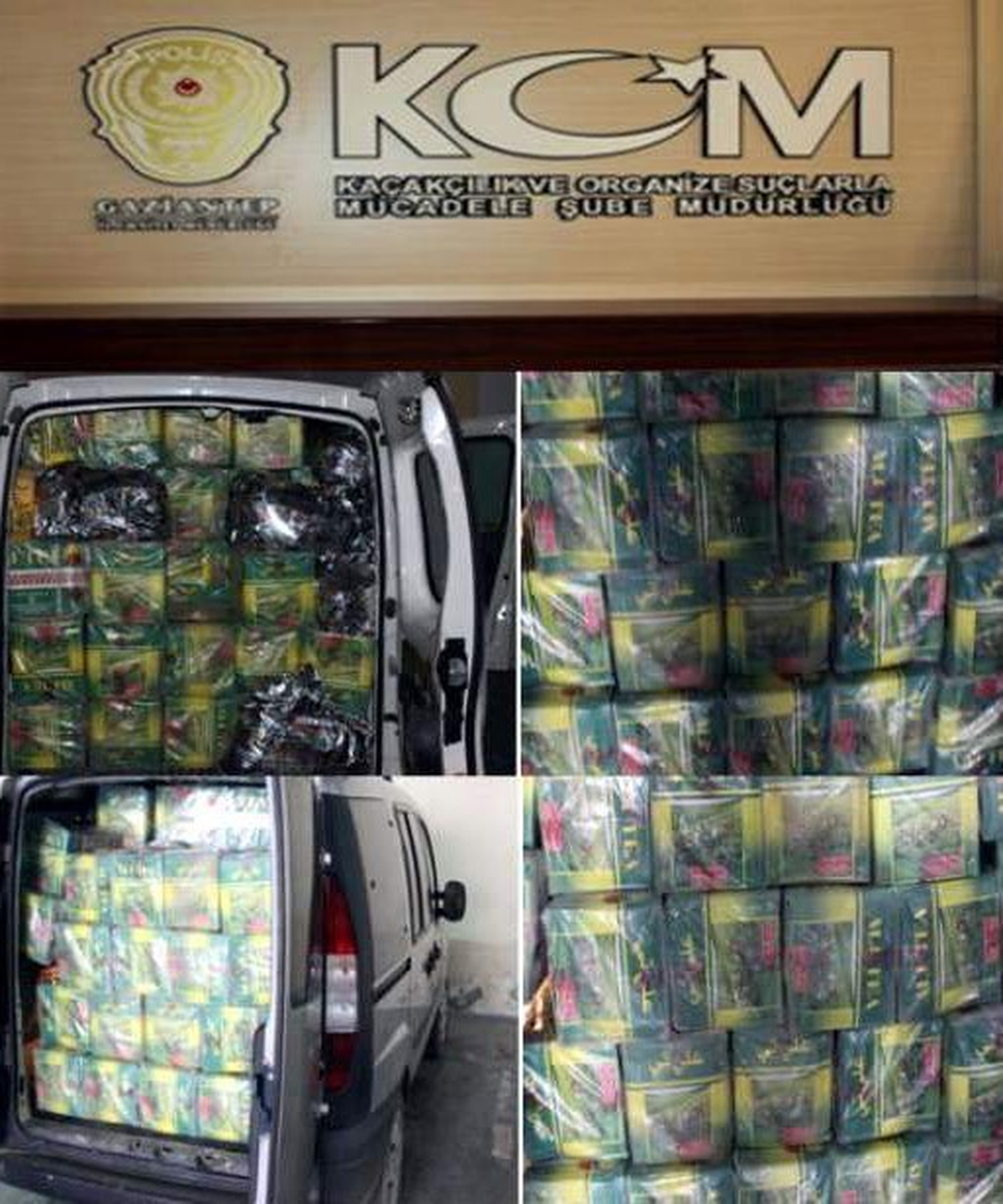 Gaziantep\'te 1 Ton Kaçak Çay Ele Geçirildi