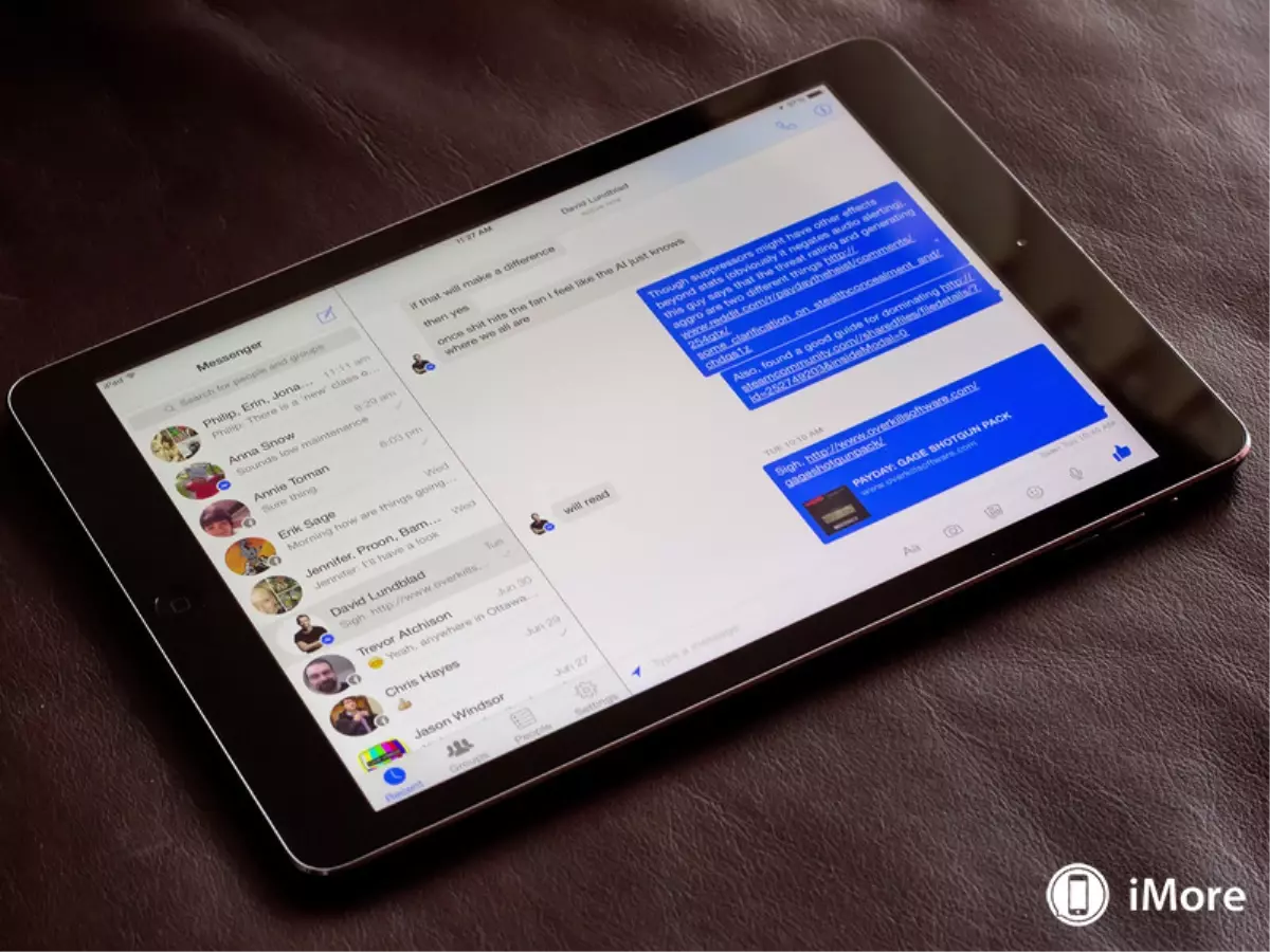 İpad\'e Facebook Messenger Sonunda Geldi