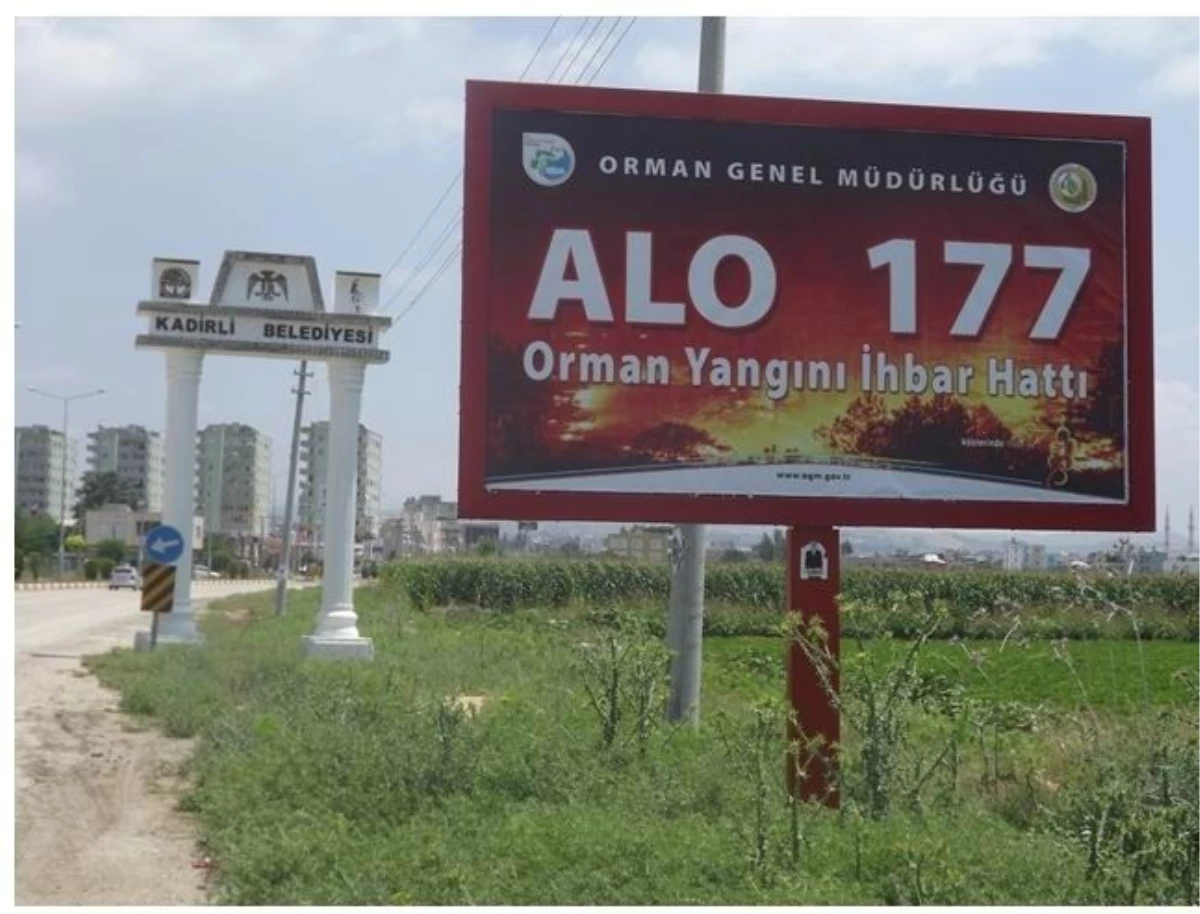 Orman Yangınlarıyla "Bilboard"Lı Mücadele