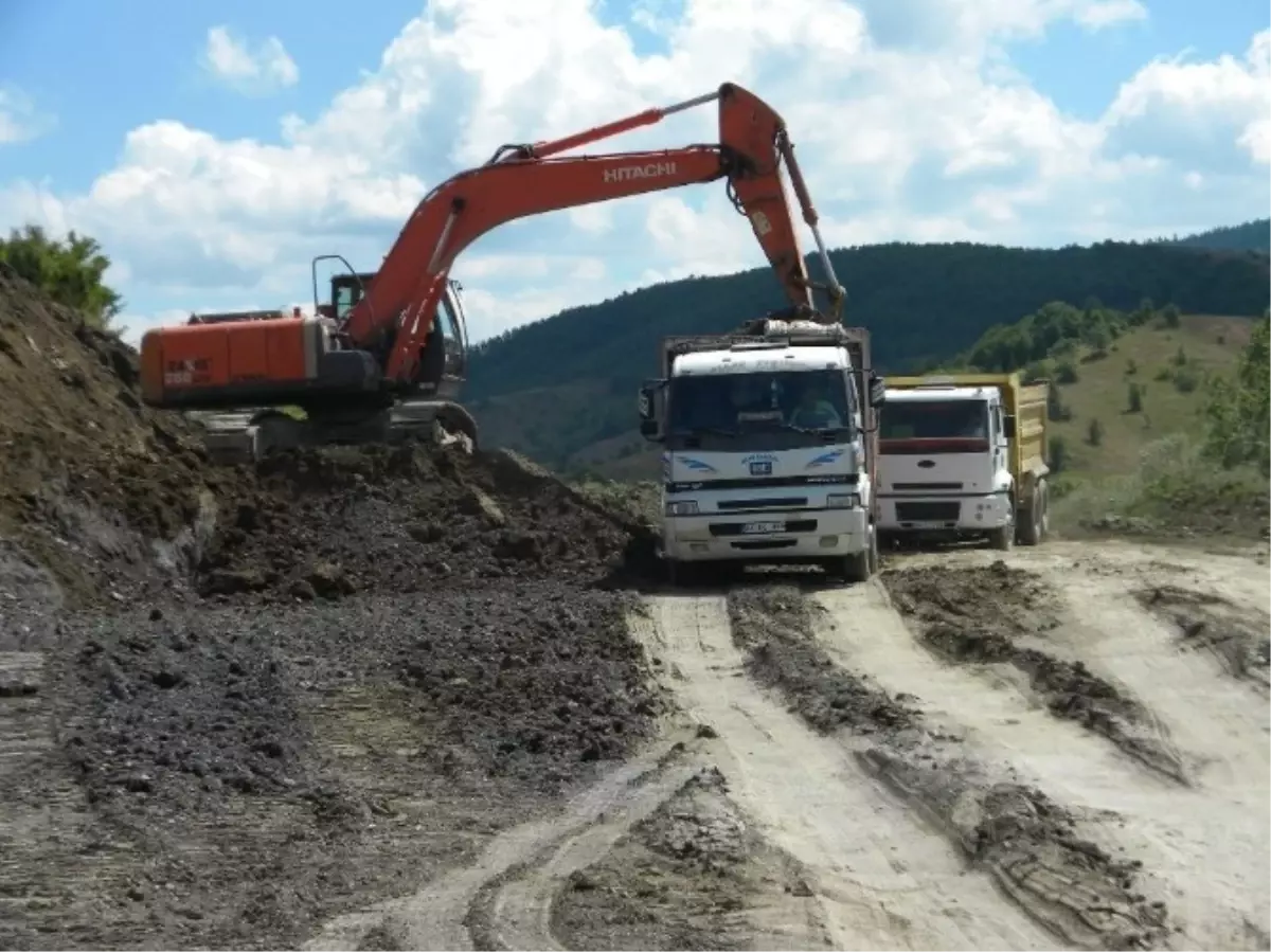 Ağlı Azdavay Pınarbaşı Ulus Yolu Yapılıyor