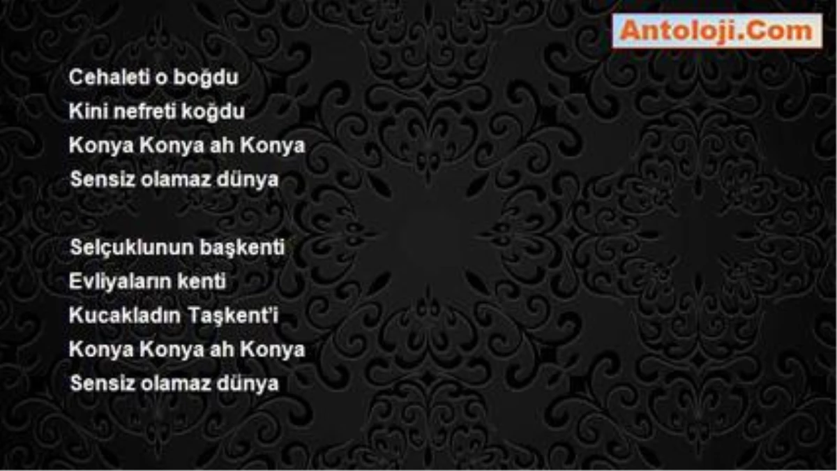 Ahmet Arslan (Hadimi) - Ah Konya