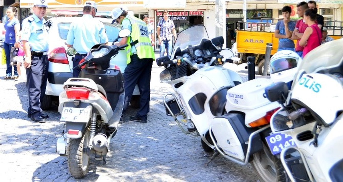 Aydın\'da Motosikletlere Sıkı Denetim