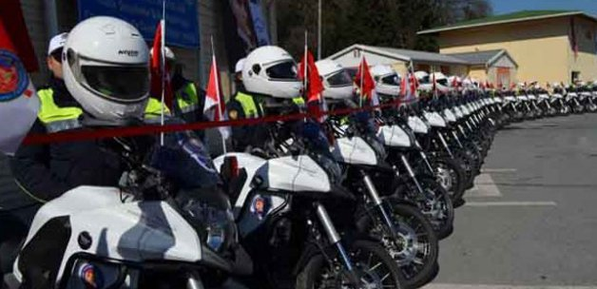 İstanbul Emniyetine 25 Yeni Motosiklet
