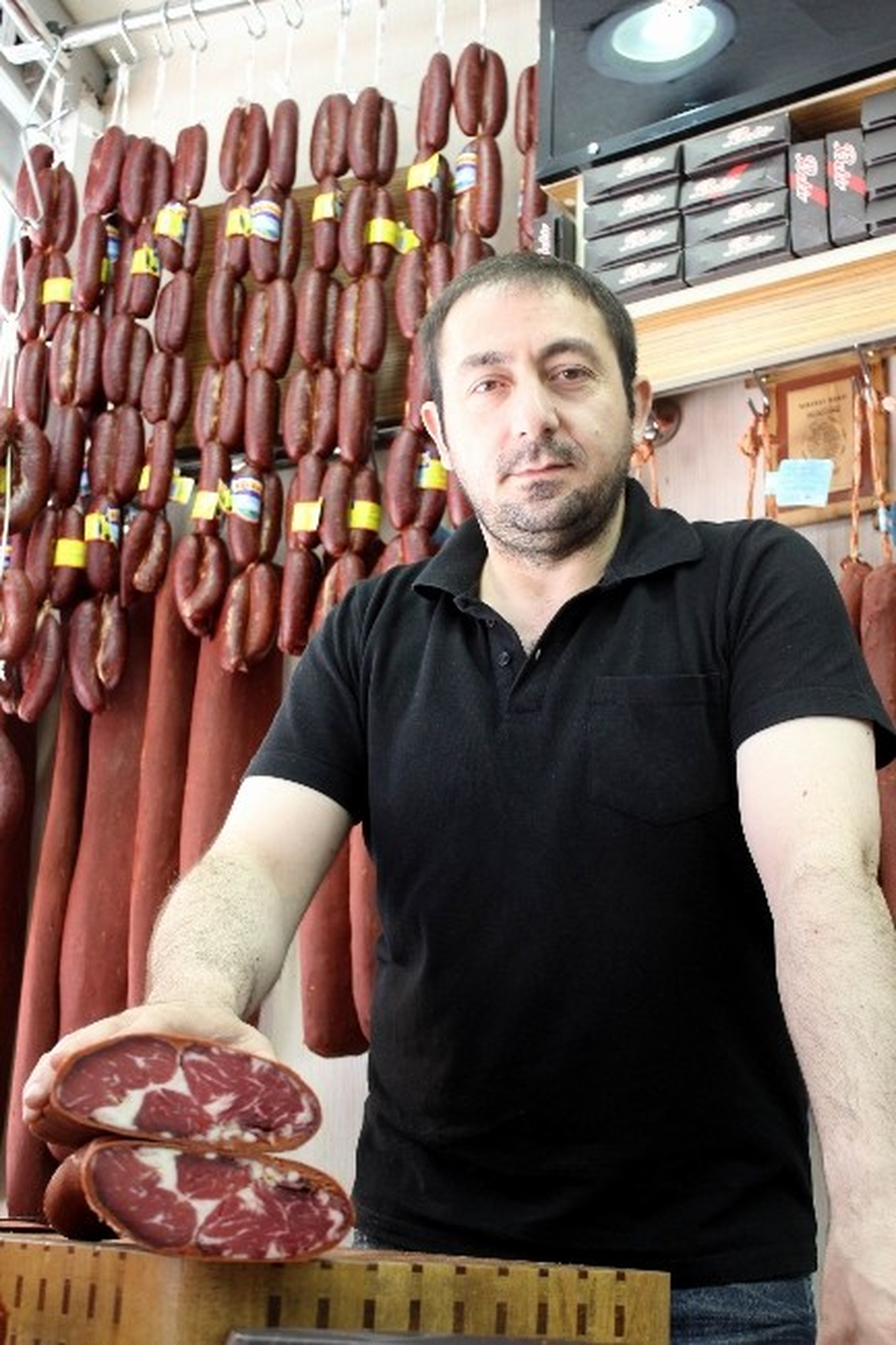 Kayseri\'de Pastırmaya Ramazan Bereketi