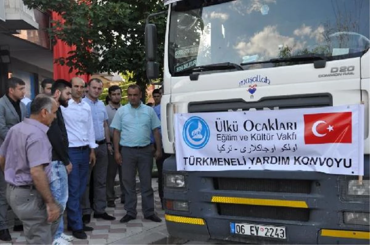 Ülkü Ocakları\'nın Türkmeneli Yardım Konvoyu Kerkük\'e Yola Çıktı