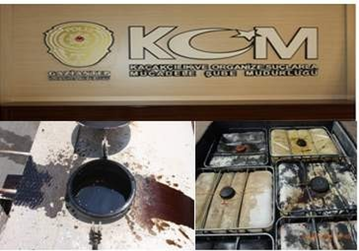 Gaziantep\'te 2 Bin Litre Kaçak Akaryakıt Ele Geçirildi