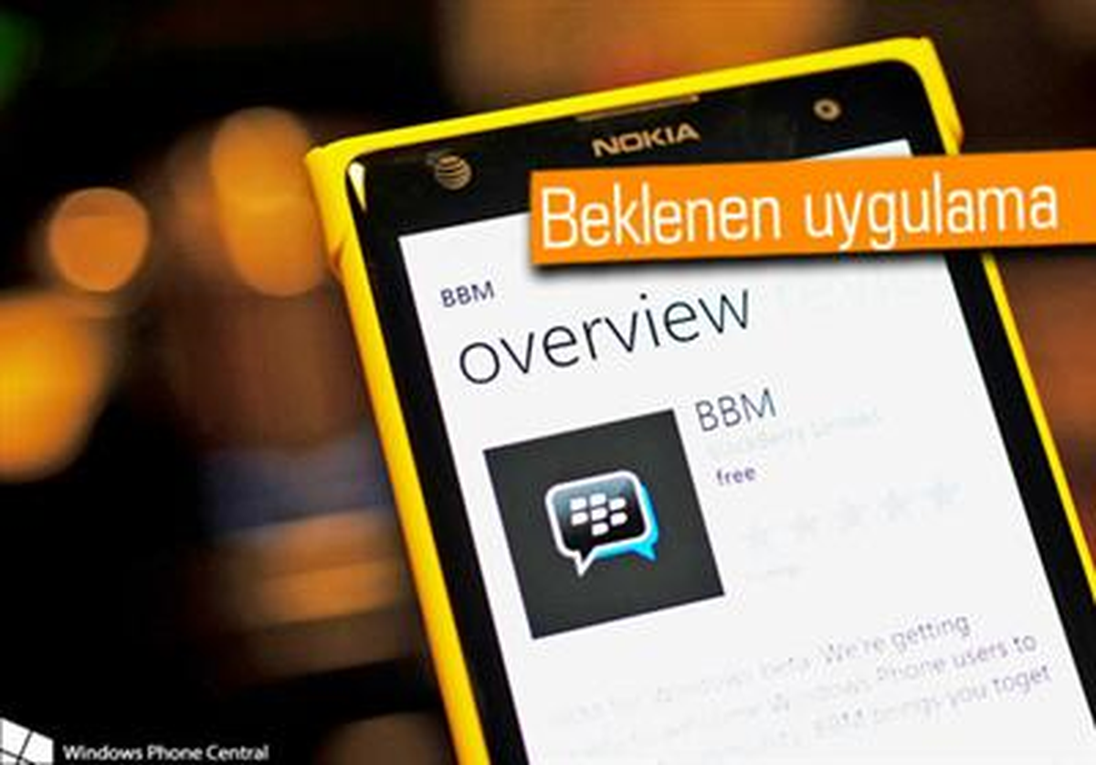 Bbm Nihayet Windows Phone\'da