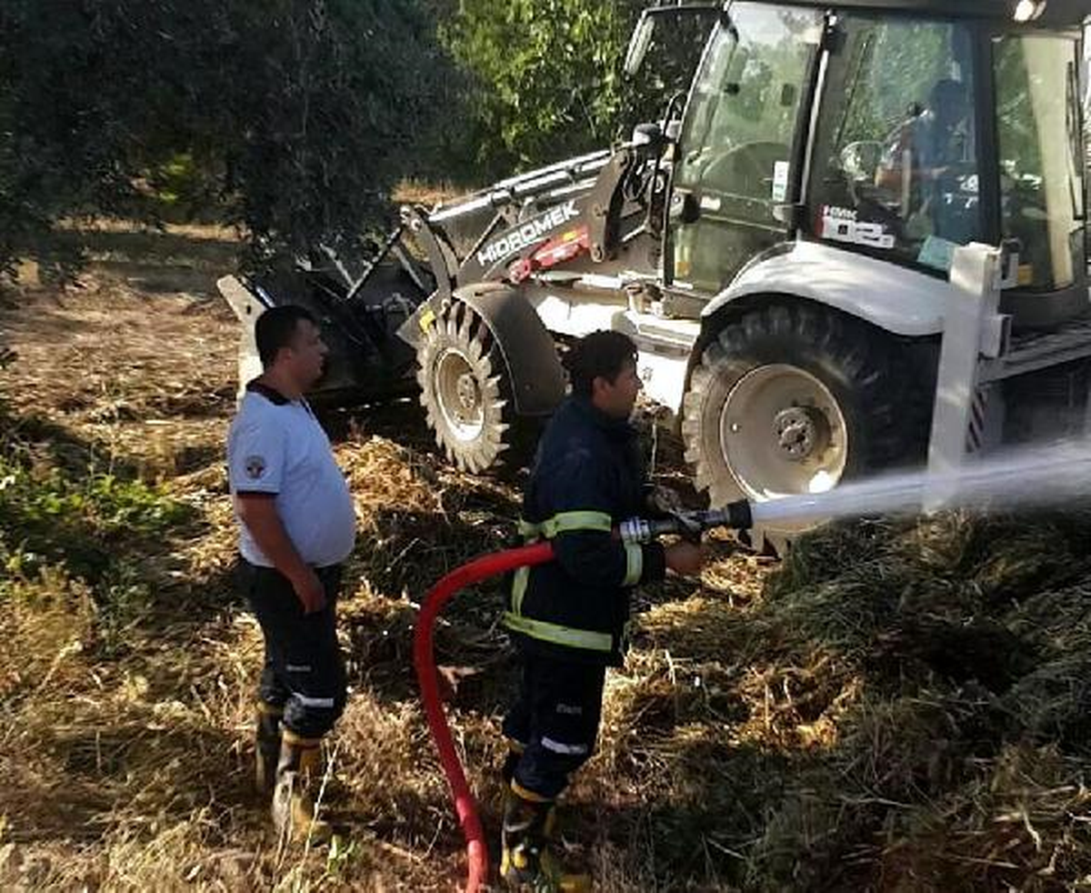 Çiftlikteki Yangında 4 Kişi Dumandan Etkilendi