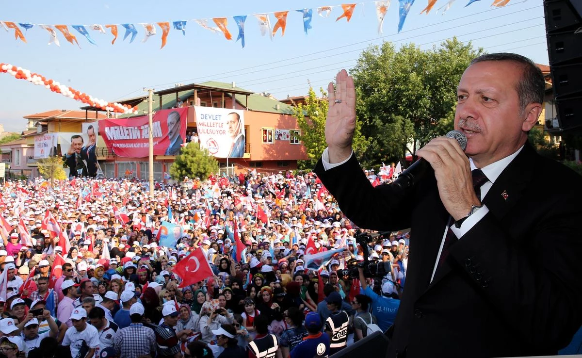 Cumhurbaşkanı Adayı ve Başbakan Erdoğan Denizli\'de