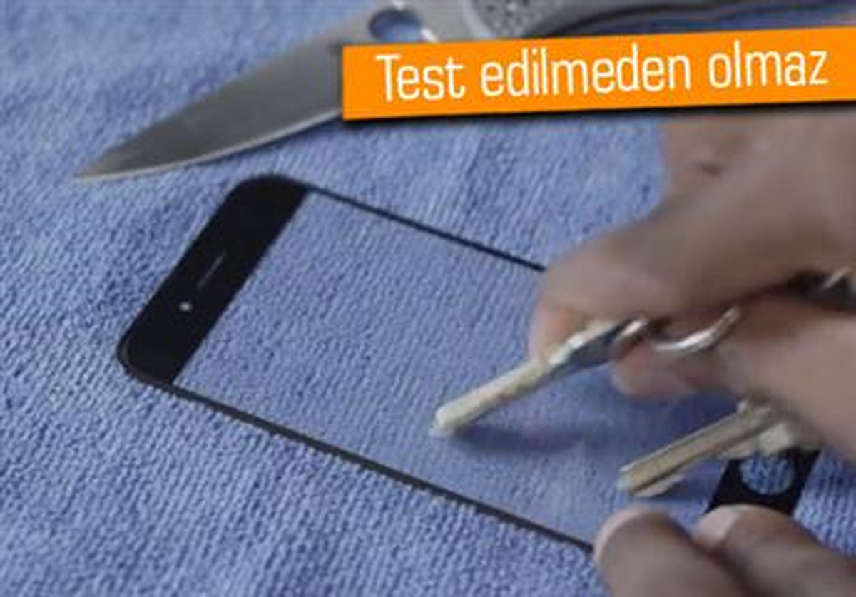 İPhone 6\'nın Safir Paneli Dayanıklılık Testinde!