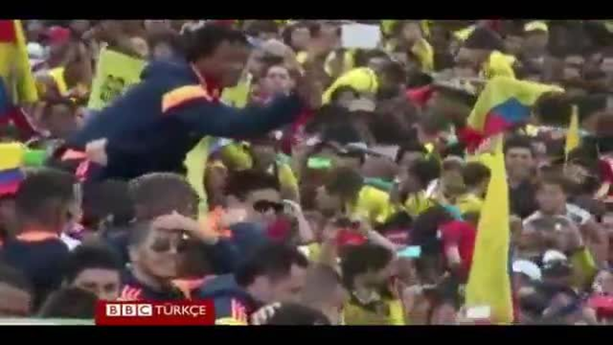 Kolombiyalılar Takımlarını Coşkuyla Karşıladı