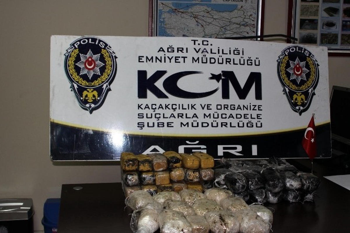 Ağrı\'da Uyuşturucu Operasyonu