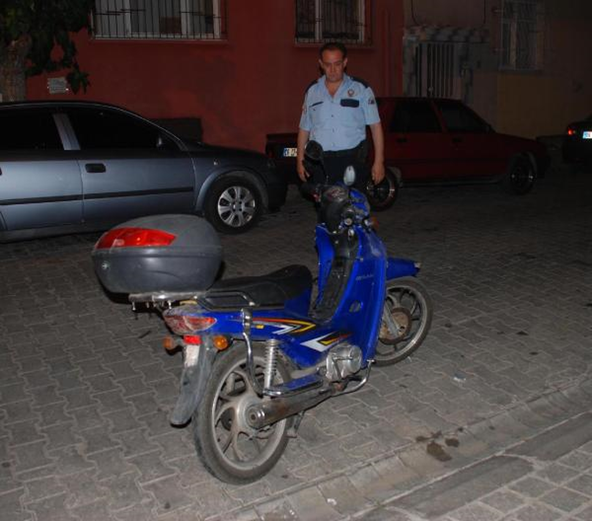 Çaldığı Motosikletle Yakalandı