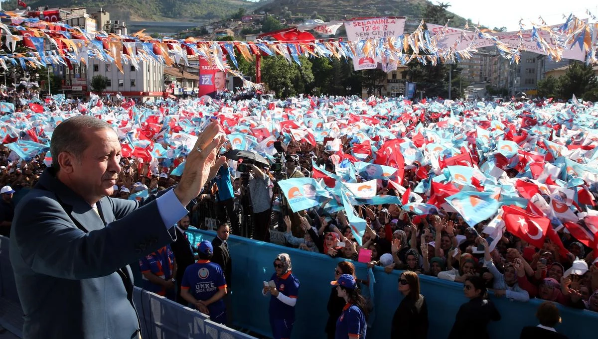 Cumhurbaşkanı Adayı ve Başbakan Erdoğan Tokat\'ta