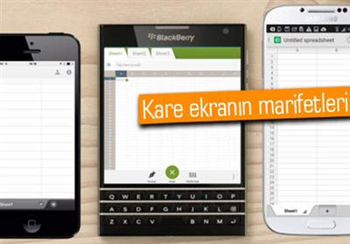 Kare Ekranlı Blackberry Telefonunun Avantajı Ne?