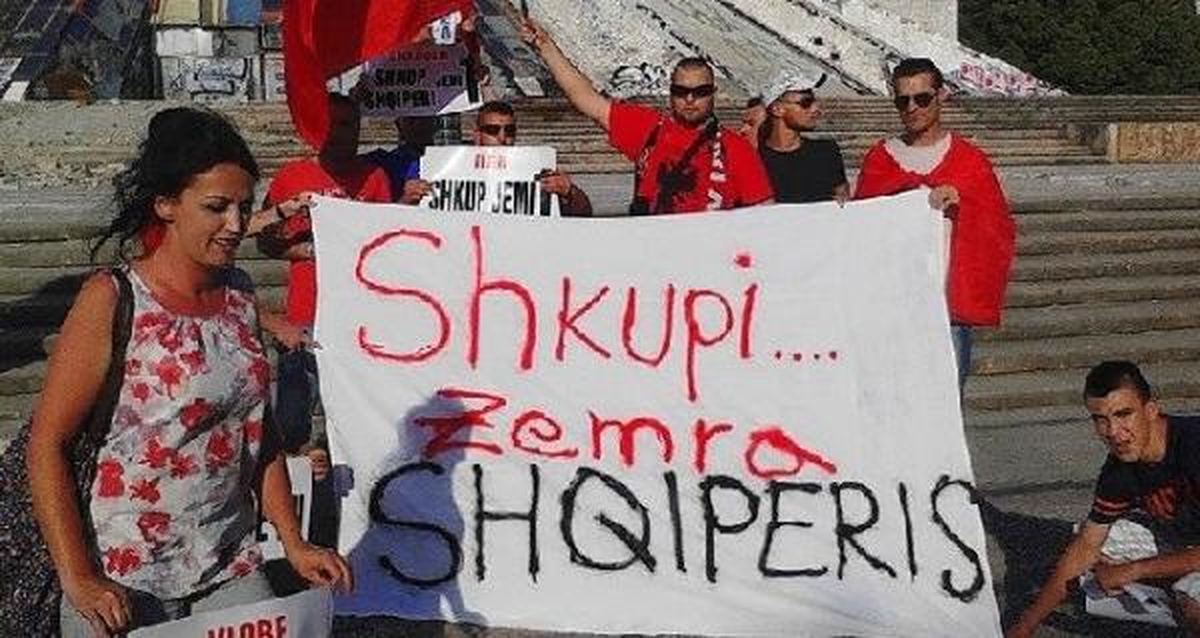 Makedonya Arnavutlarına Destek Protestoları