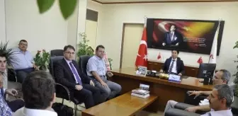 Sağlık Tesis Yöneticilerinden Genel Sekreter Çömçe'ye Ziyaret