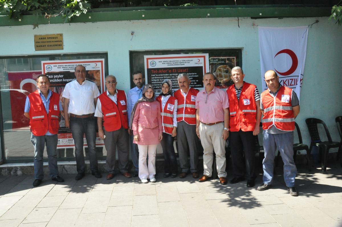 Telafer\'e El Uzat" Yardım Kampanyası