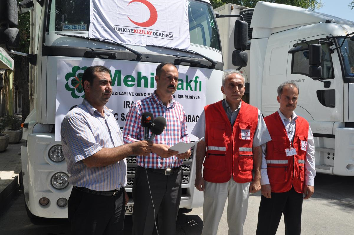Konya\'dan Türkmenlere Üç Tır Yardım Gönderildi